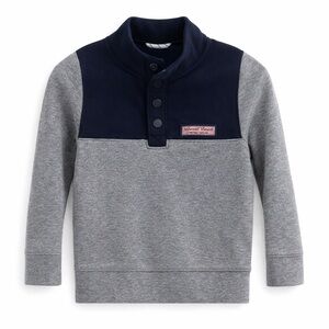 Vineyard Vines Kids Gray and Navy Sweatshirt